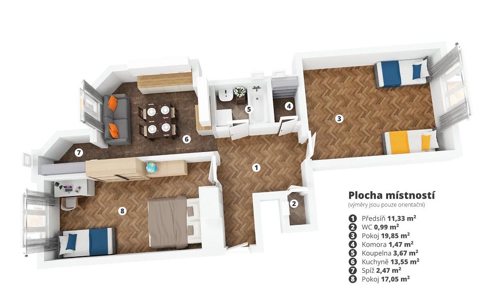 Prodej bytu 2+1 70 m², Praha – náhled fotky 17