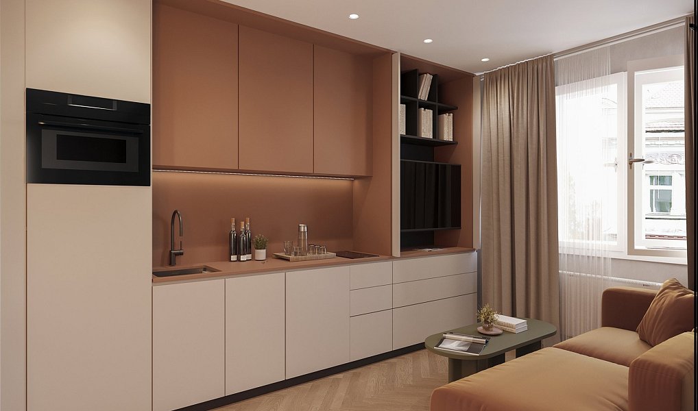 Prodej bytu 1+kk 23 m², Praha – náhled fotky 4