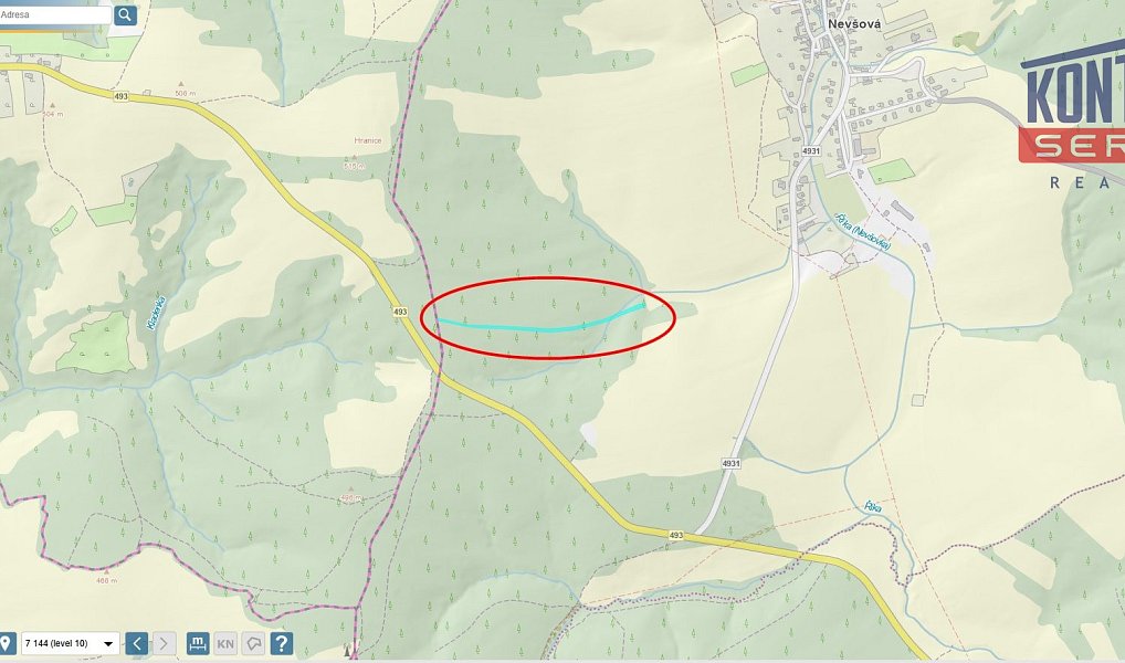 Prodej lesa 4 599 m², Slavičín – náhled fotky 4