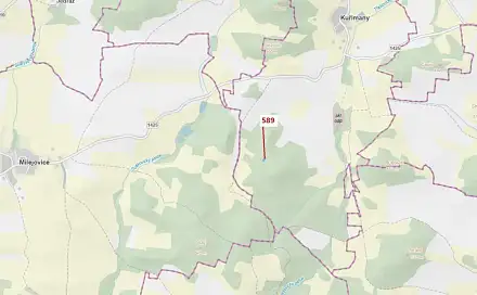 Dražba lesa 713 m², Kuřimany