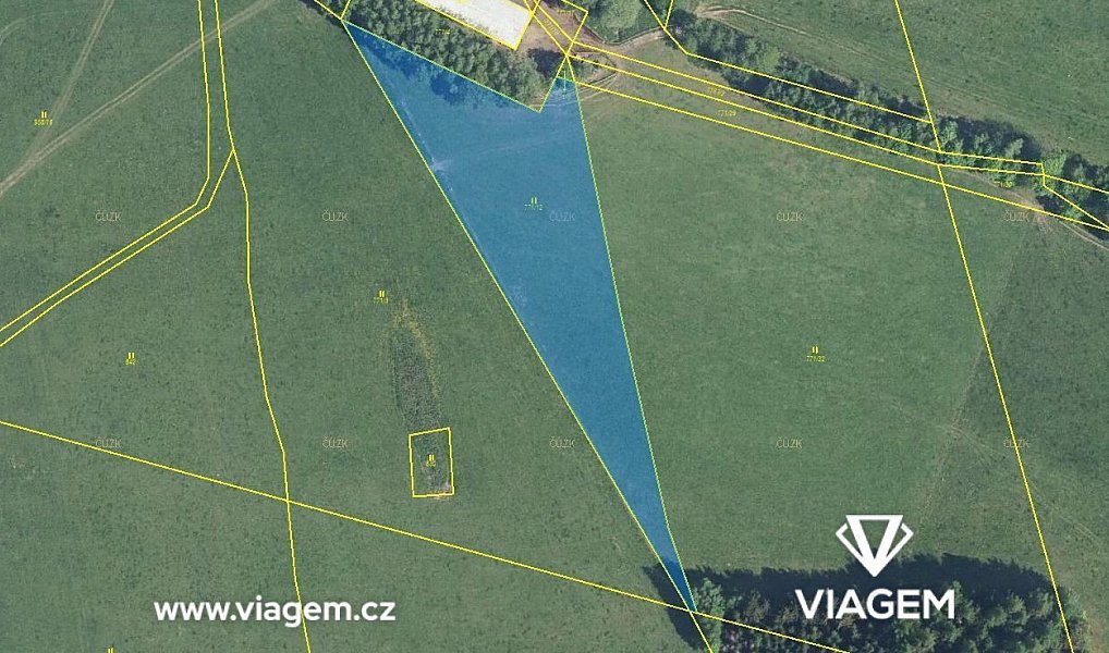Prodej pole 1 277 m², Těchonín – náhled fotky 2