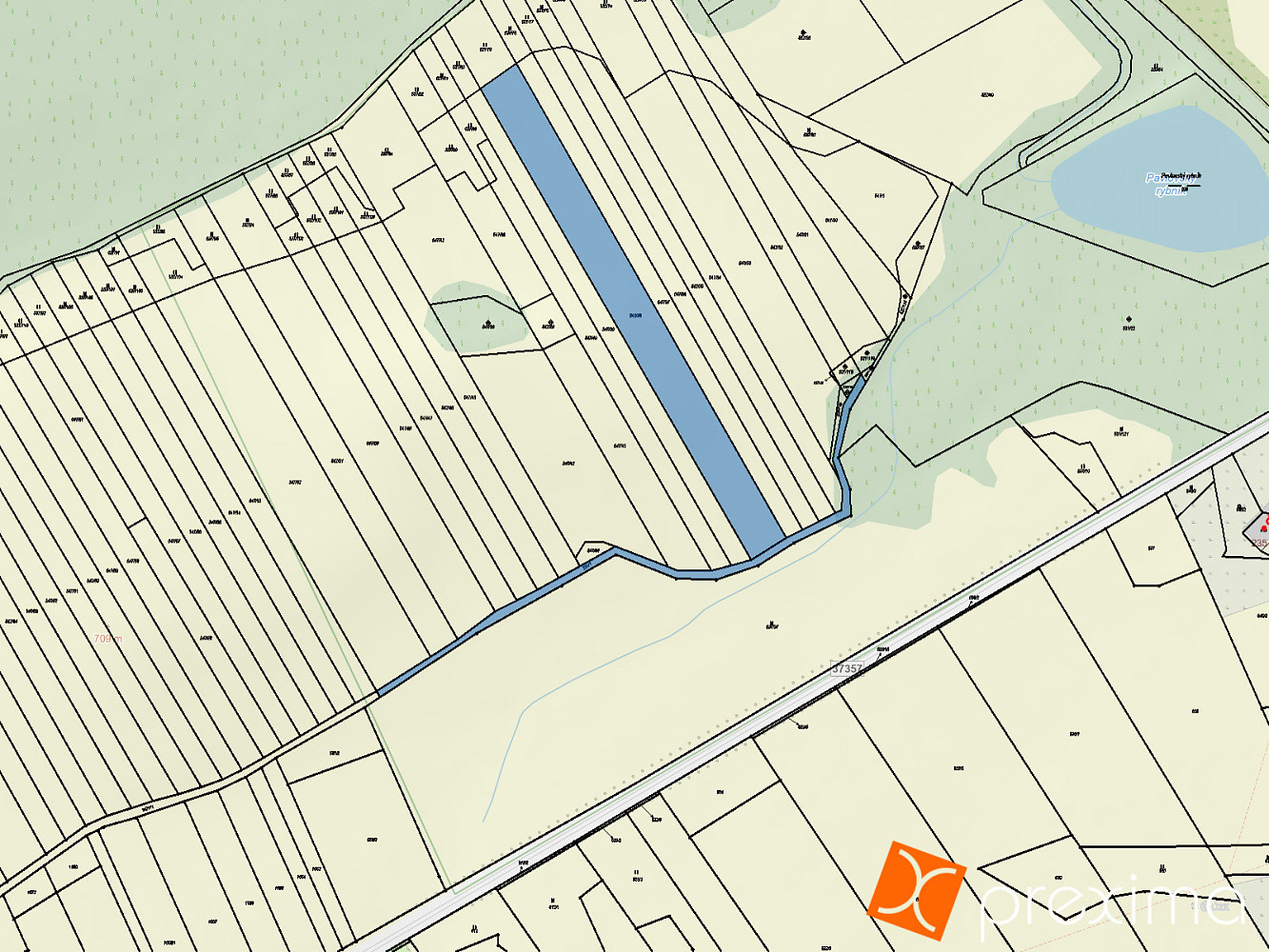 Prodej pole 1 874 m² – pohled 3