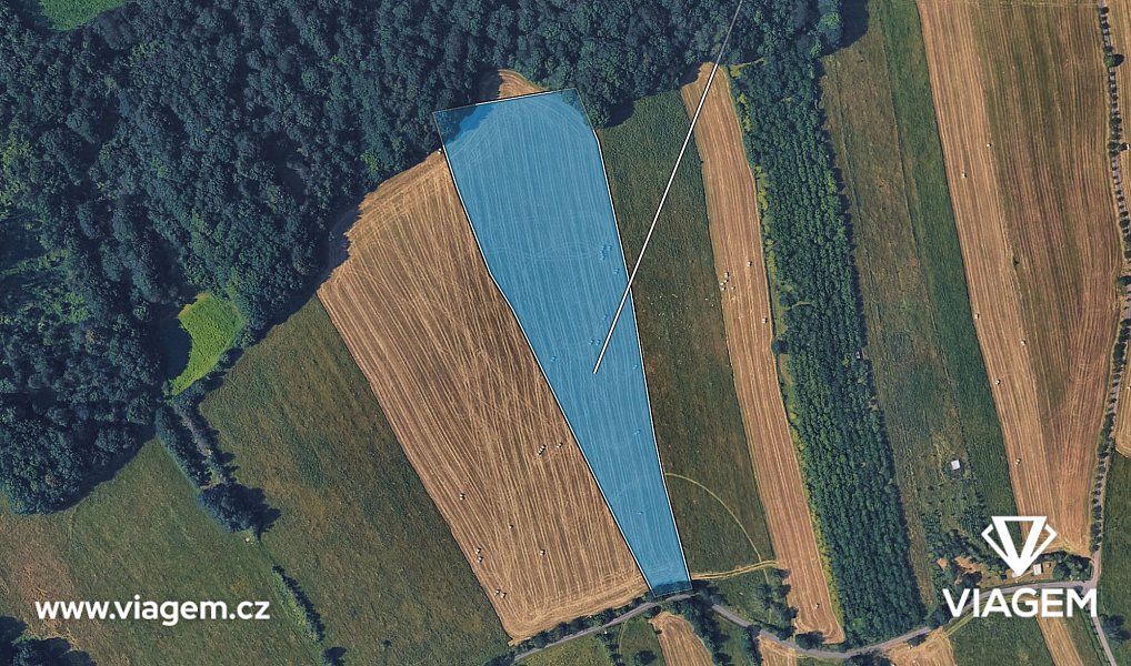 Prodej pole 1 337 m², Hostašovice – náhled fotky 2