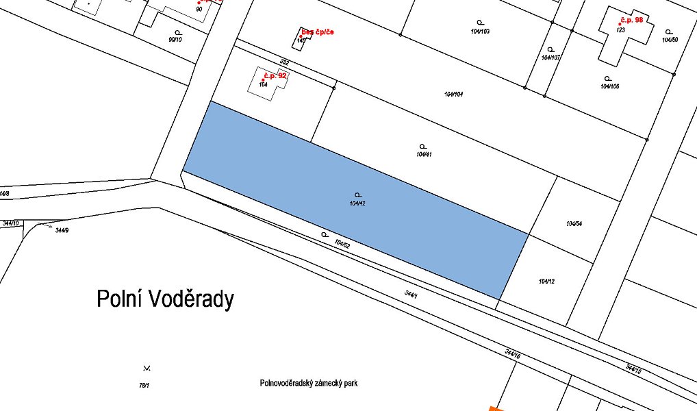 Prodej zahrady 145 m², Polní Voděrady – náhled fotky 3