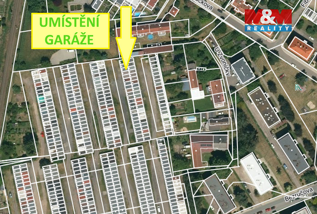 Pronájem garáže 18 m2 v hradci králové, u zvoničky — photo 2