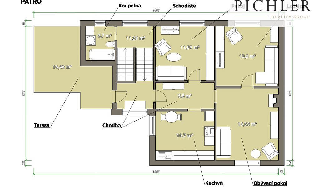 Prodej domu 171 m² s pozemkem 226 m², Úžice – náhled fotky 6