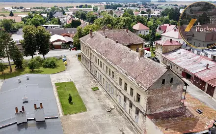 Prodej komerčního objektu (jiného typu) 2 550 m², T. G. Masaryka, Městec Králové, okres Nymburk