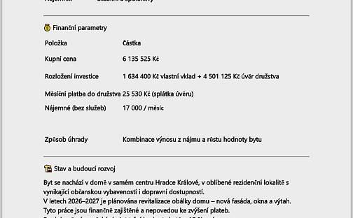 Prodej bytu 3+1 80 m², Střelecká, Hradec Králové