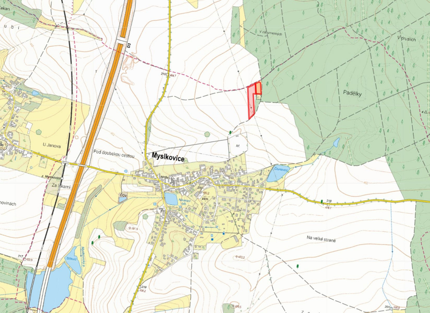 Prodej pole 10 453 m² – fotografie 2