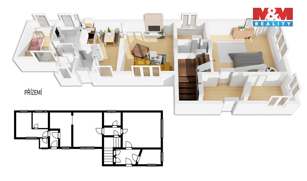 Prodej domu 105 m² s pozemkem 258 m², Kněžmost – náhled fotky 22