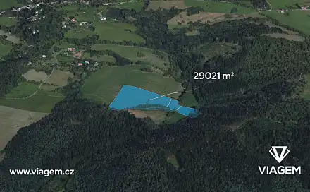 Prodej pole 2 902 m², Proseč pod Ještědem, okres Liberec