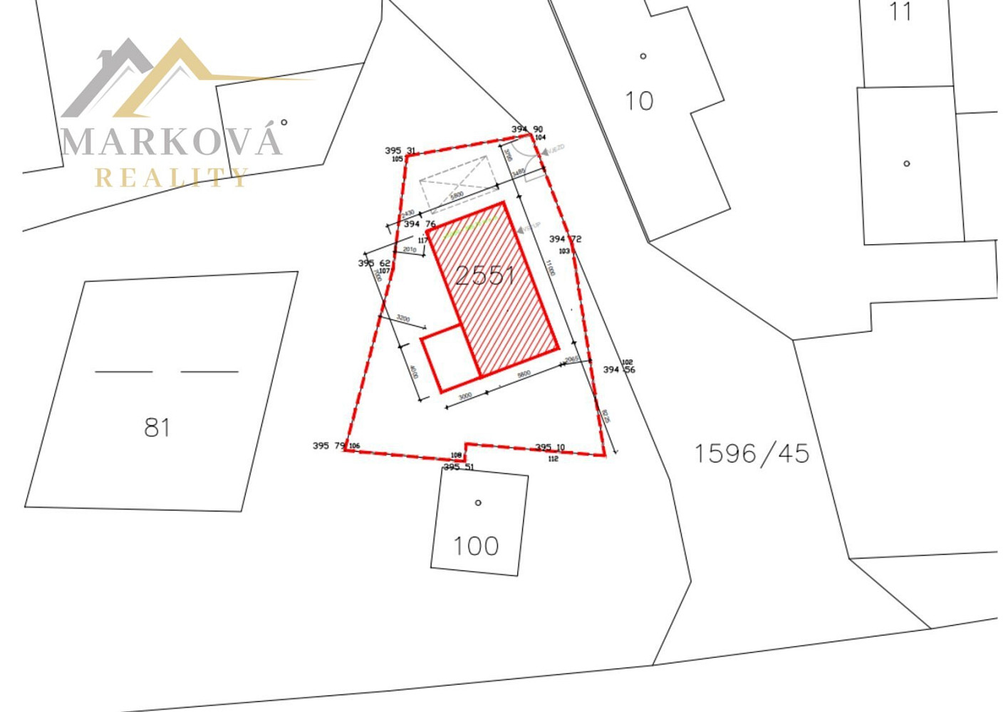 Prodej stavebního pozemku 298 m² – fotografie 2