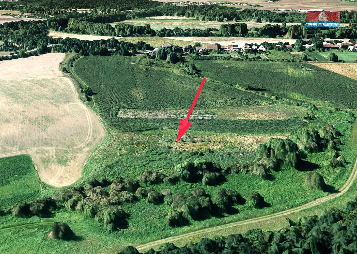 Prodej pole 7 642 m²