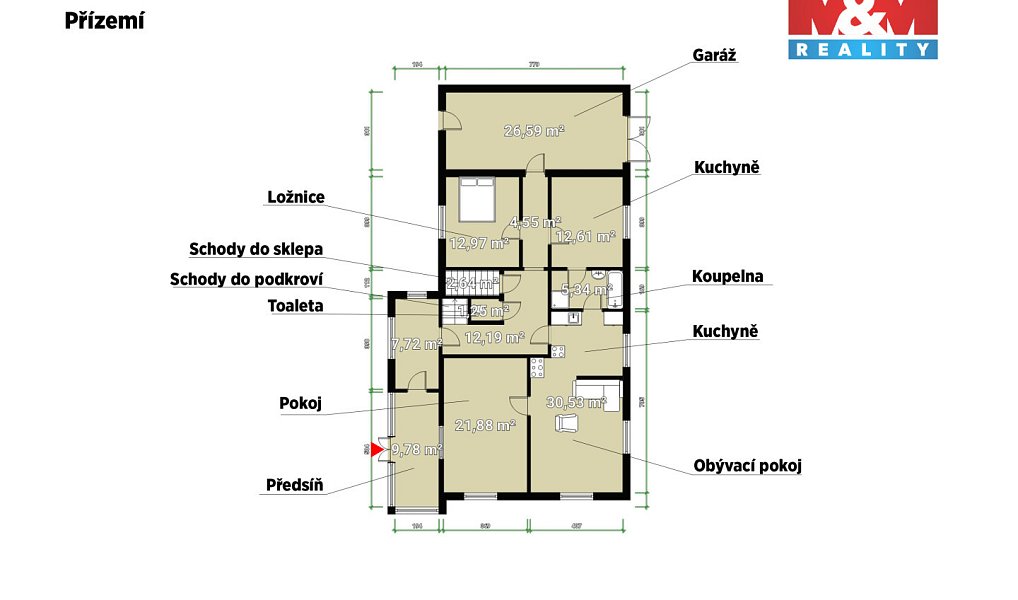 Prodej domu 215 m² s pozemkem 2 023 m², Toužim – náhled fotky 23