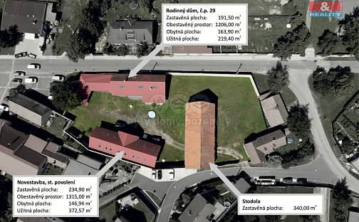 Prodej ubytovacího objektu 591 m², Panenské Břežany, okres Praha-východ