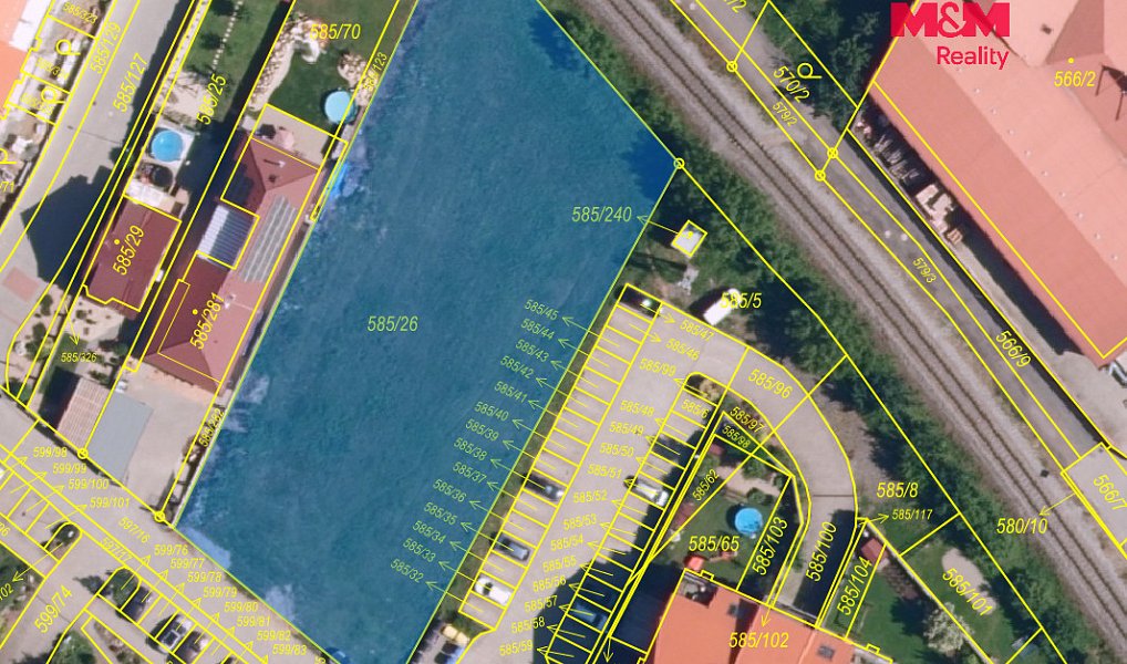 Prodej stavebního pozemku 2 317 m², Holubice – náhled fotky 2