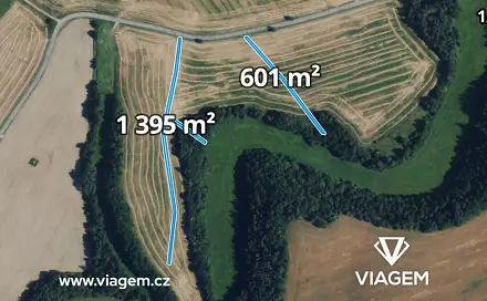 Prodej pole 1 312 m², Otinoves, okres Prostějov