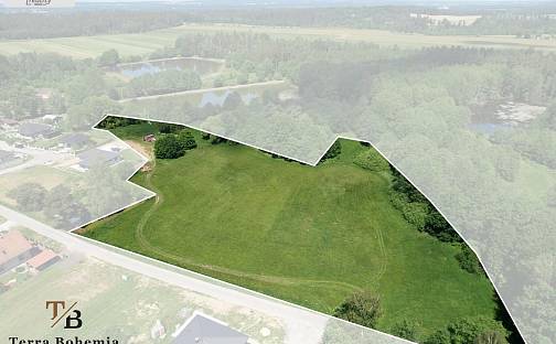 Prodej stavebního pozemku 12 813 m², Hospříz, okres Jindřichův Hradec