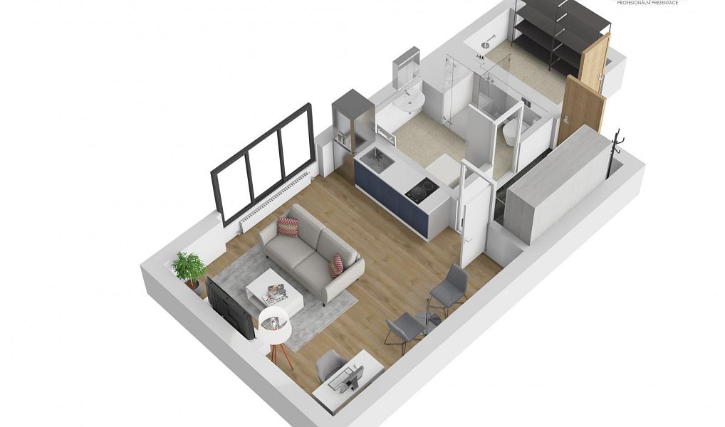 Prodej bytu 1+kk 38 m², Plzeň – náhled fotky 16