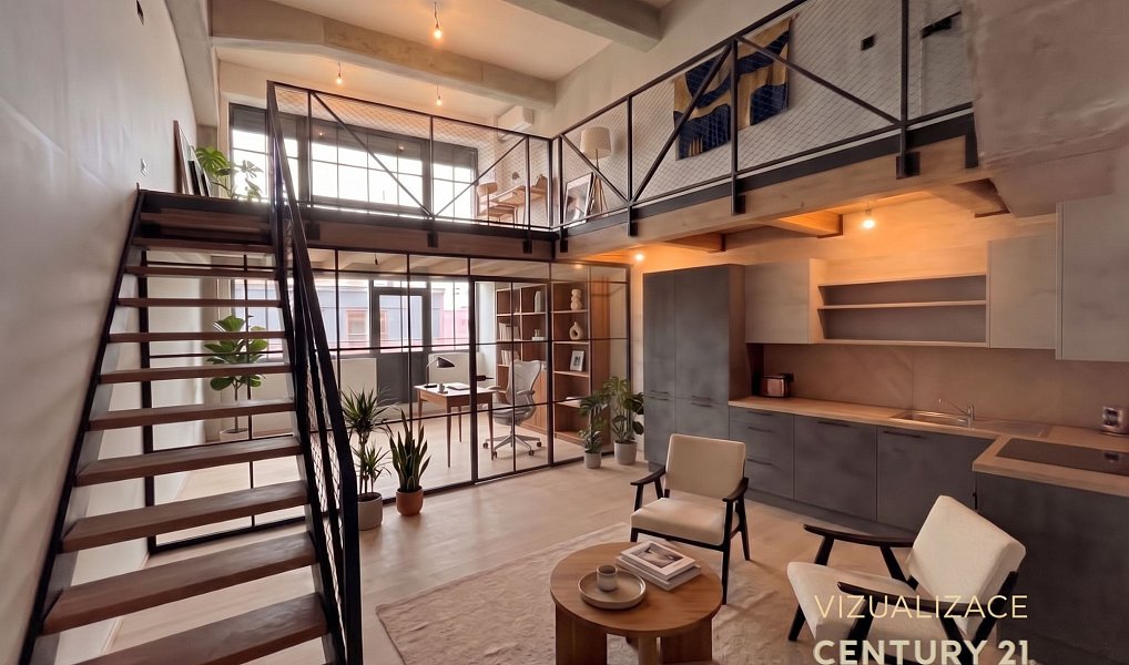 Pronájem bytu 4+kk, 91 m², Vysočany - Praha 9, Praha