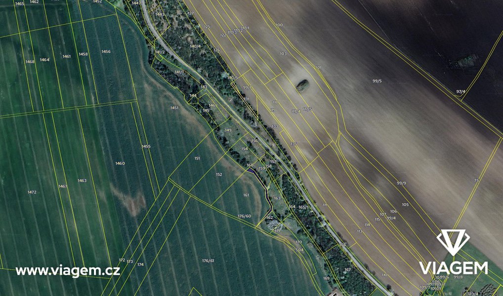 Prodej pole 296 m², Bílé Podolí – náhled fotky 4
