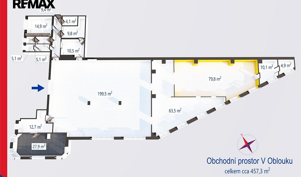 Pronájem obchodních prostor 457 m², Průhonice – náhled fotky 22