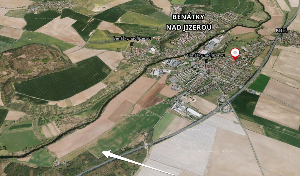 Prodej pole 6 490 m², Benátky nad Jizerou – náhled fotky 2