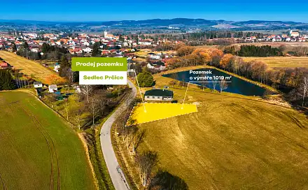 Prodej stavebního pozemku 1 019 m², Šánovická, Sedlec-Prčice, okres Příbram