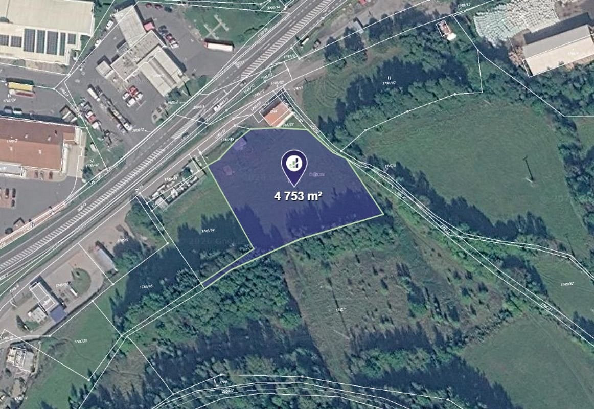 Prodej pozemku 4 753 m²
