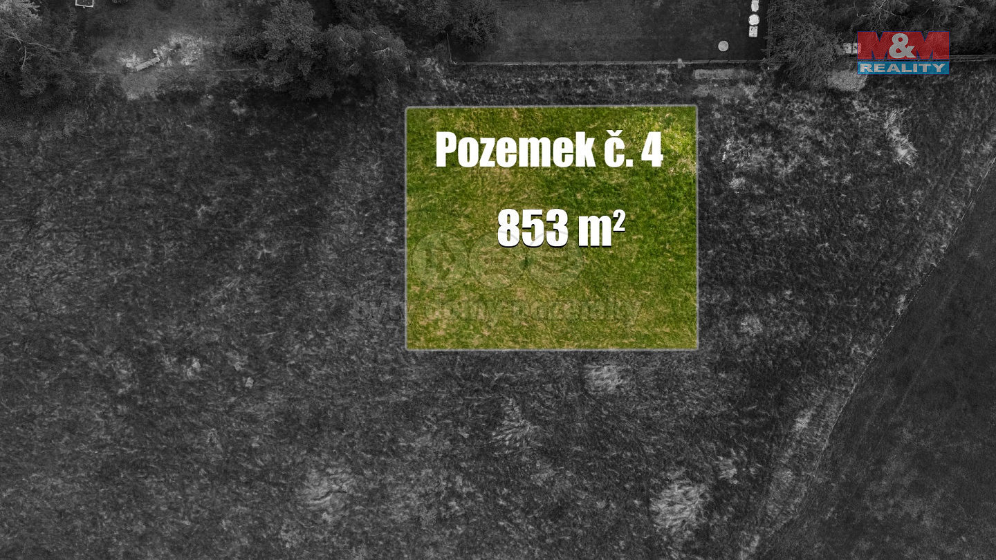 Prodej stavebního pozemku 853 m²