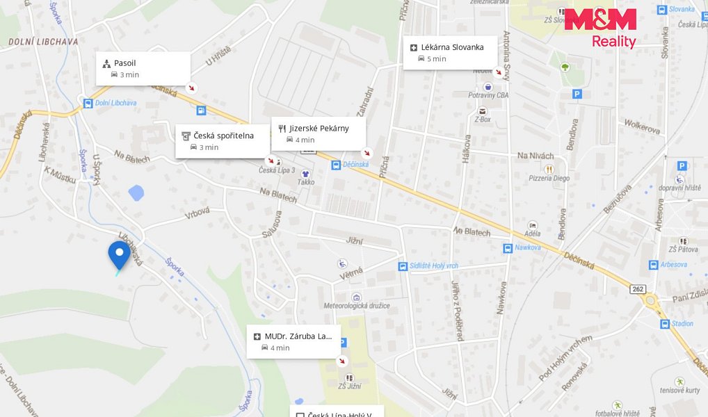 Pronájem zahrady 517 m², Česká Lípa – náhled fotky 4