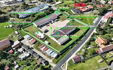 Prodej domu 1 381 m² s pozemkem 7 699 m², Zbraslavice, okres Kutná Hora
