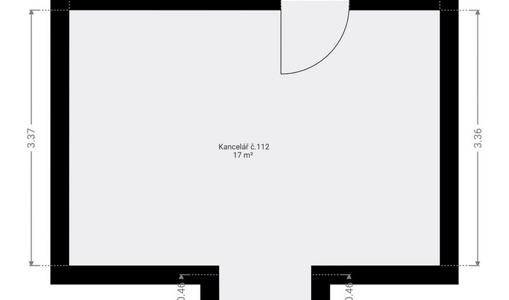 Pronájem kanceláře 17 m², Plzeň – náhled fotky 3