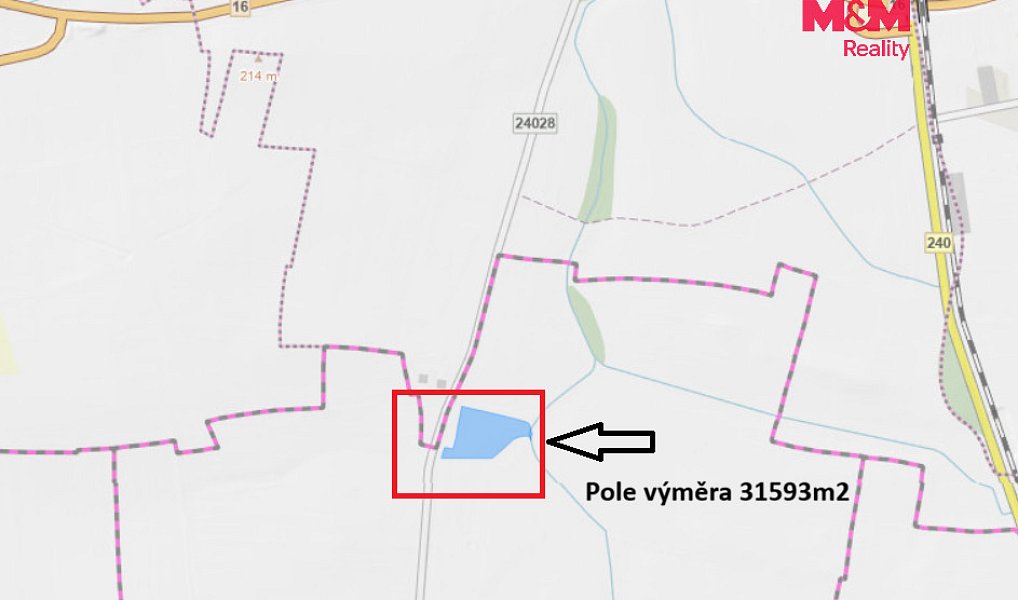 Prodej pole 24 800 m², Neuměřice – náhled fotky 6