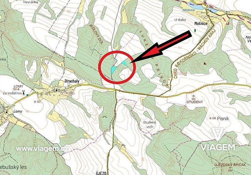 Les 8 386 m², Podíl 50 % o výměře 4 193 m² – pohled 4