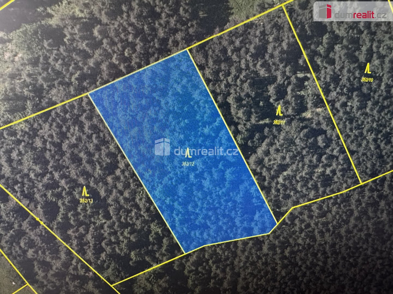 Prodej lesa 4 316 m²
