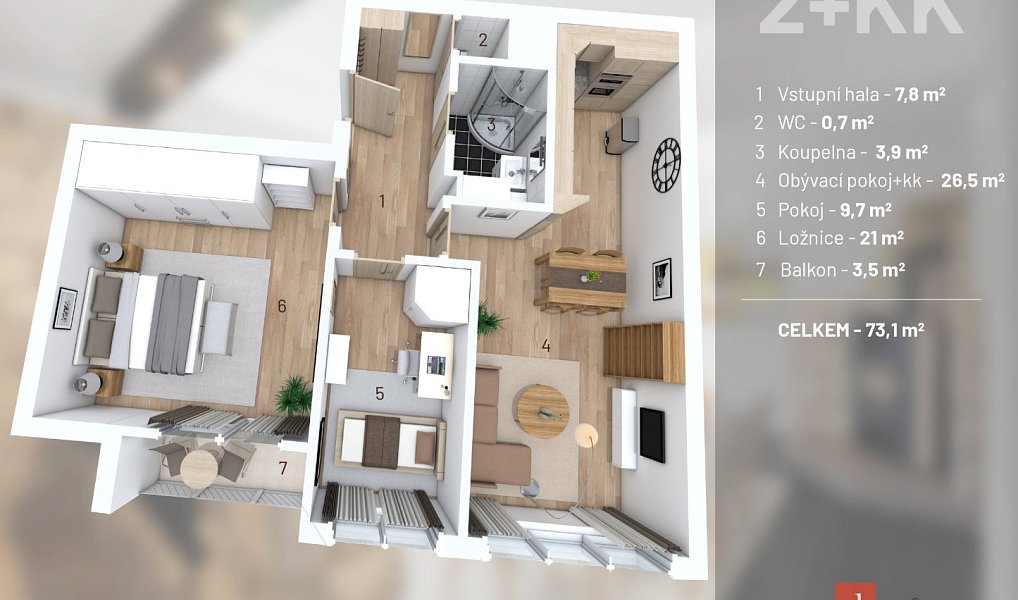 Prodej bytu 3+kk 64 m², Praha – náhled fotky 21