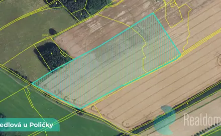 Prodej pole 2 196 m², Jedlová, okres Svitavy
