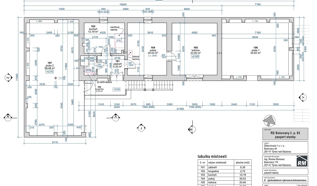 Prodej domu 64 m² s pozemkem 943 m², Bukovany – náhled fotky 19