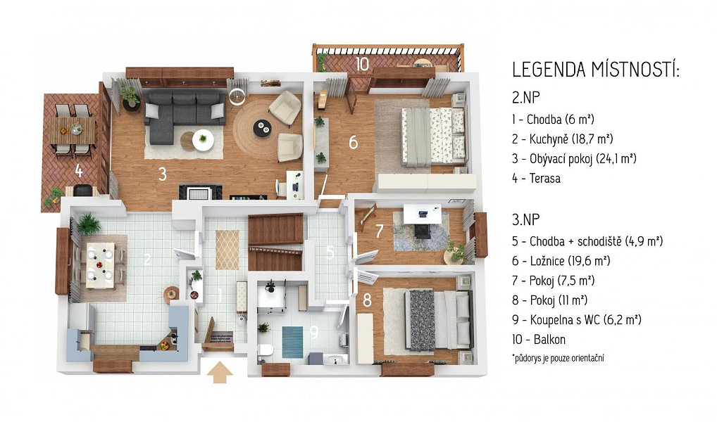 Prodej domu 123 m² s pozemkem 1 290 m², Milín – náhled fotky 46