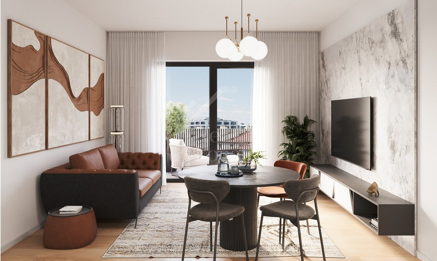 Prodej bytu 2+kk 53 m² – pohled 3