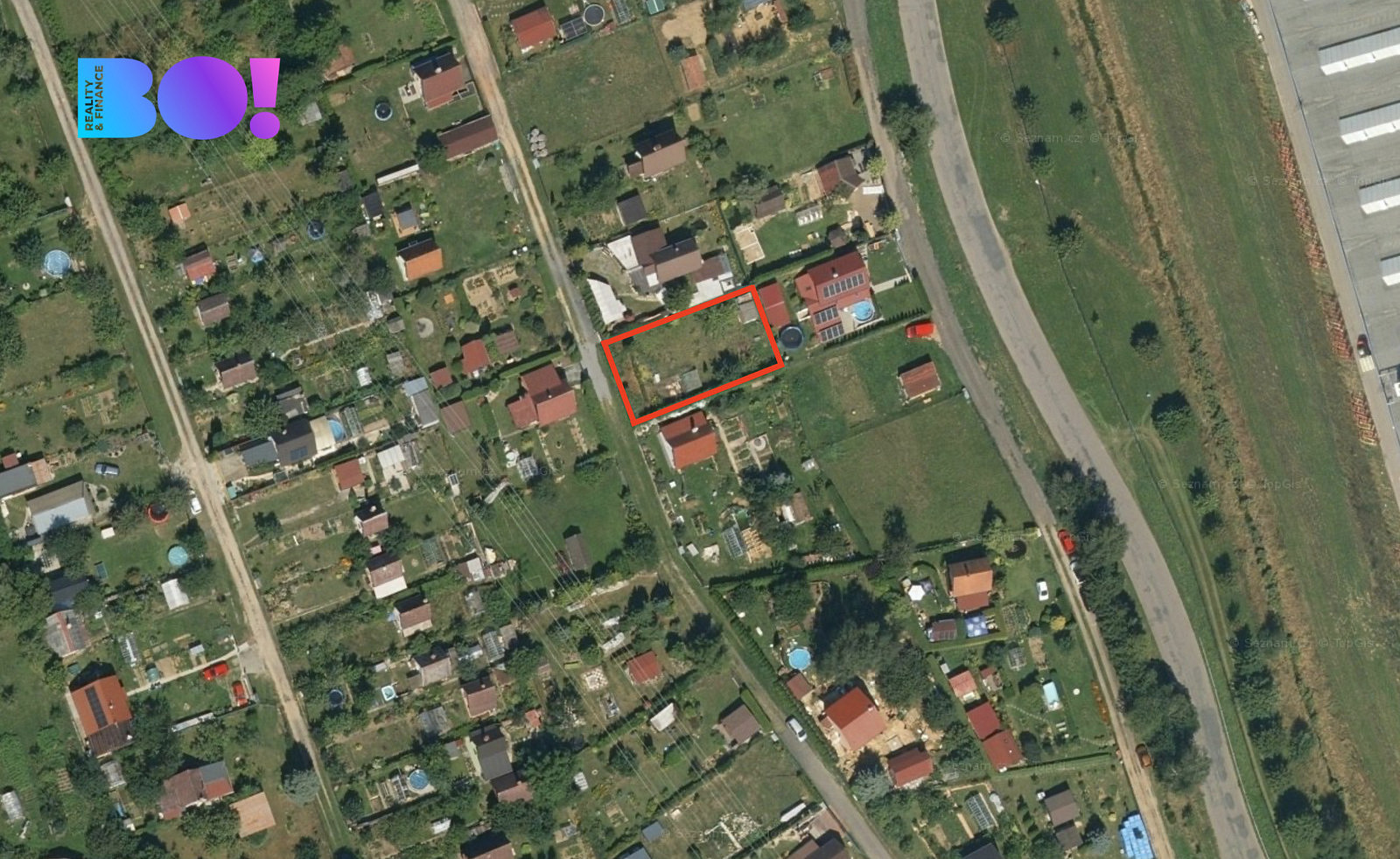 Prodej stavebního pozemku 458 m²