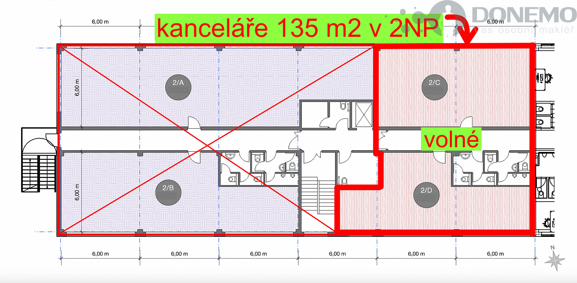 Pronájem kanceláře 135 m² — photo 4