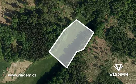 Prodej pole 1 242 m², Vyžice, okres Chrudim