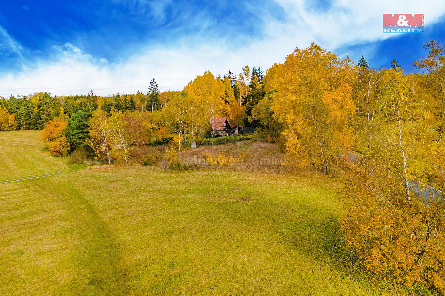 Prodej louky, 1072 m², Krsy – pohled 2