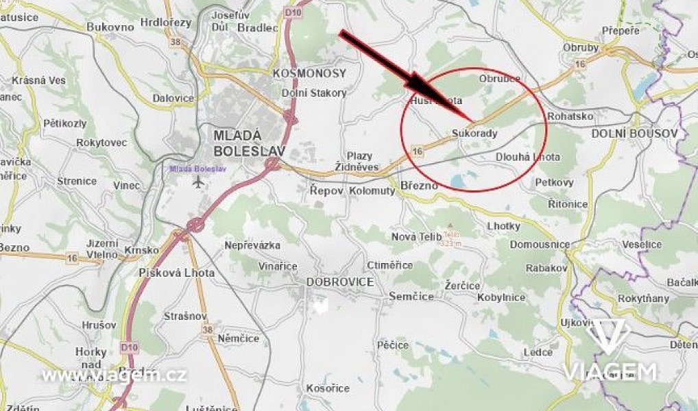 Prodej stavebního pozemku 895 m², Sukorady – náhled fotky 7