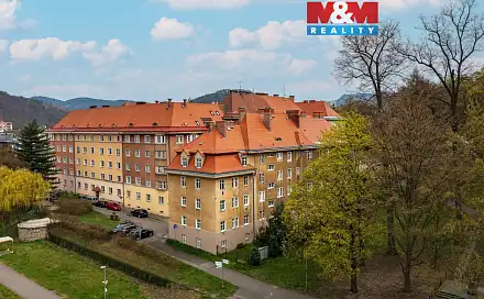 Pronájem bytu 1+kk 19 m², Zámecká, Děčín - Děčín I-Děčín