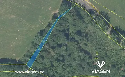 Prodej lesa 681 m², Česká Kamenice, okres Děčín