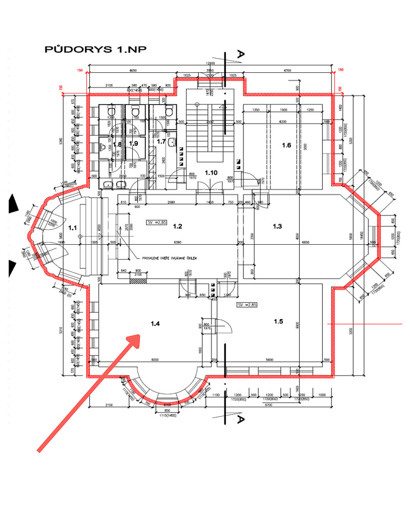 Pronájem kanceláře 35 m² – fotografie 5