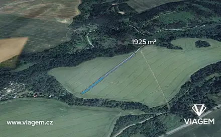 Prodej pole 1 925 m², Doubravice nad Svitavou, okres Blansko